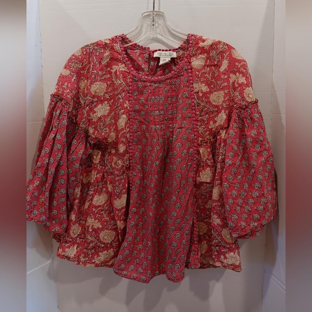 Rachel Zoe Bohemian Floral  Women's Top Size Medium